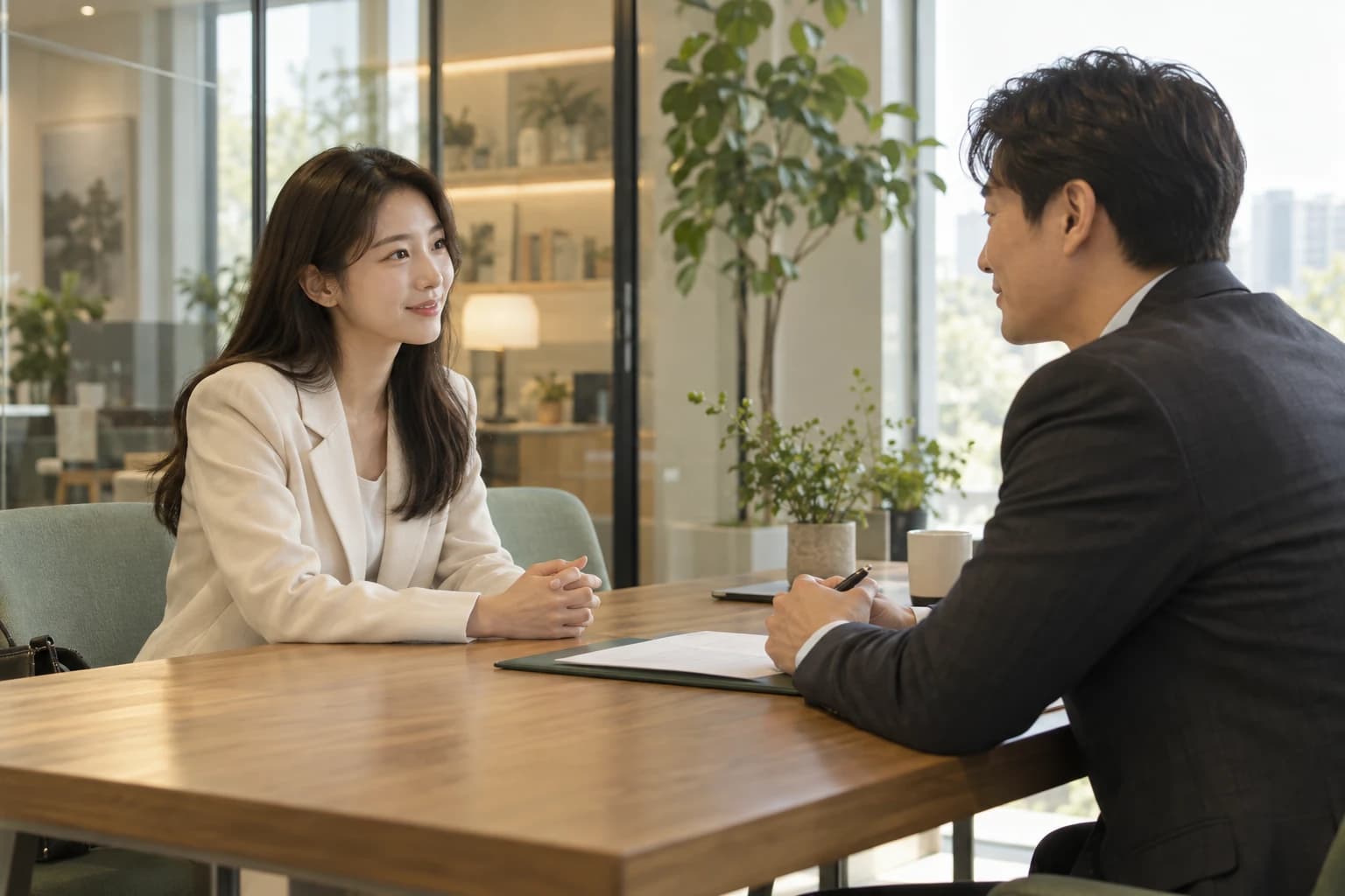 일과 학습을 준비하는 AI 연출 이미지